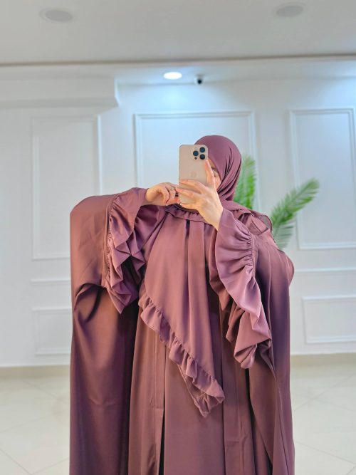 Abaya Sawda ( 3pièces )